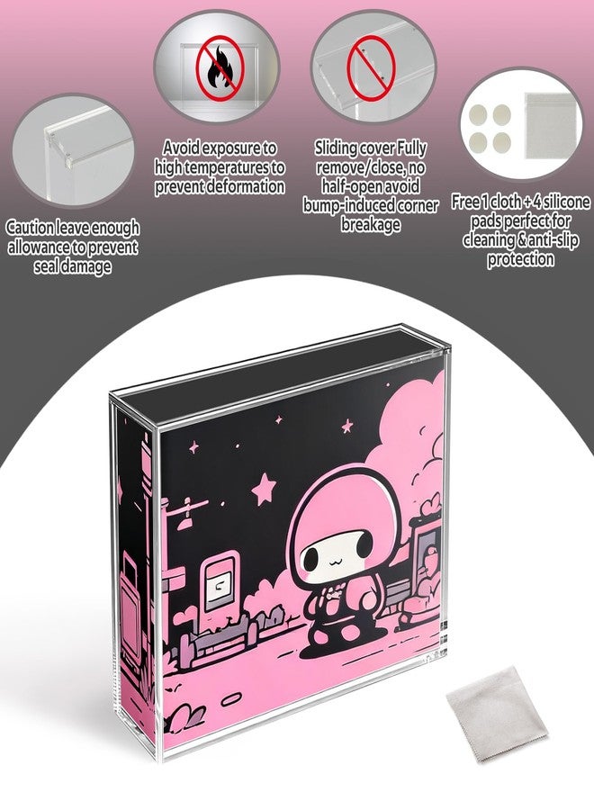 DEDC Acrylic Display Case Compatible with Lorcana Booster Box by Sliding Lid Premium UV-Protected, 6 + 5mm Thick Ideal Gifts for Collectors, Game Box Not Included - Image 5
